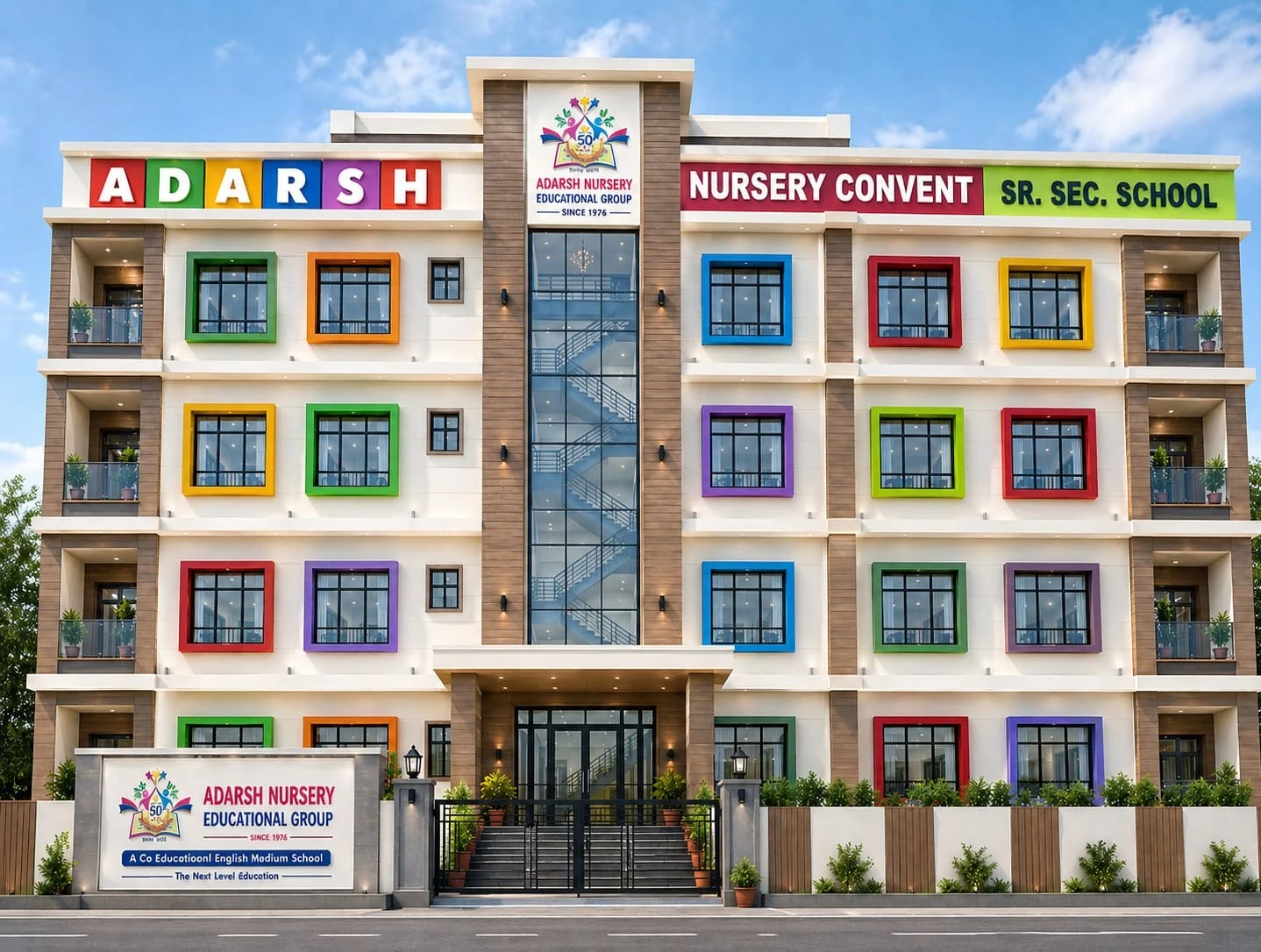 Adarsh Nursery Convent School in Kansuwa, Kota, Rajasthan